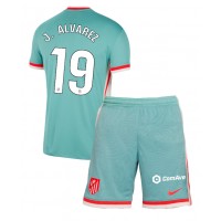 Camisa de time de futebol Atletico Madrid Julian Alvarez #19 Replicas 2º Equipamento Infantil 2024-25 Manga Curta (+ Calças curtas)